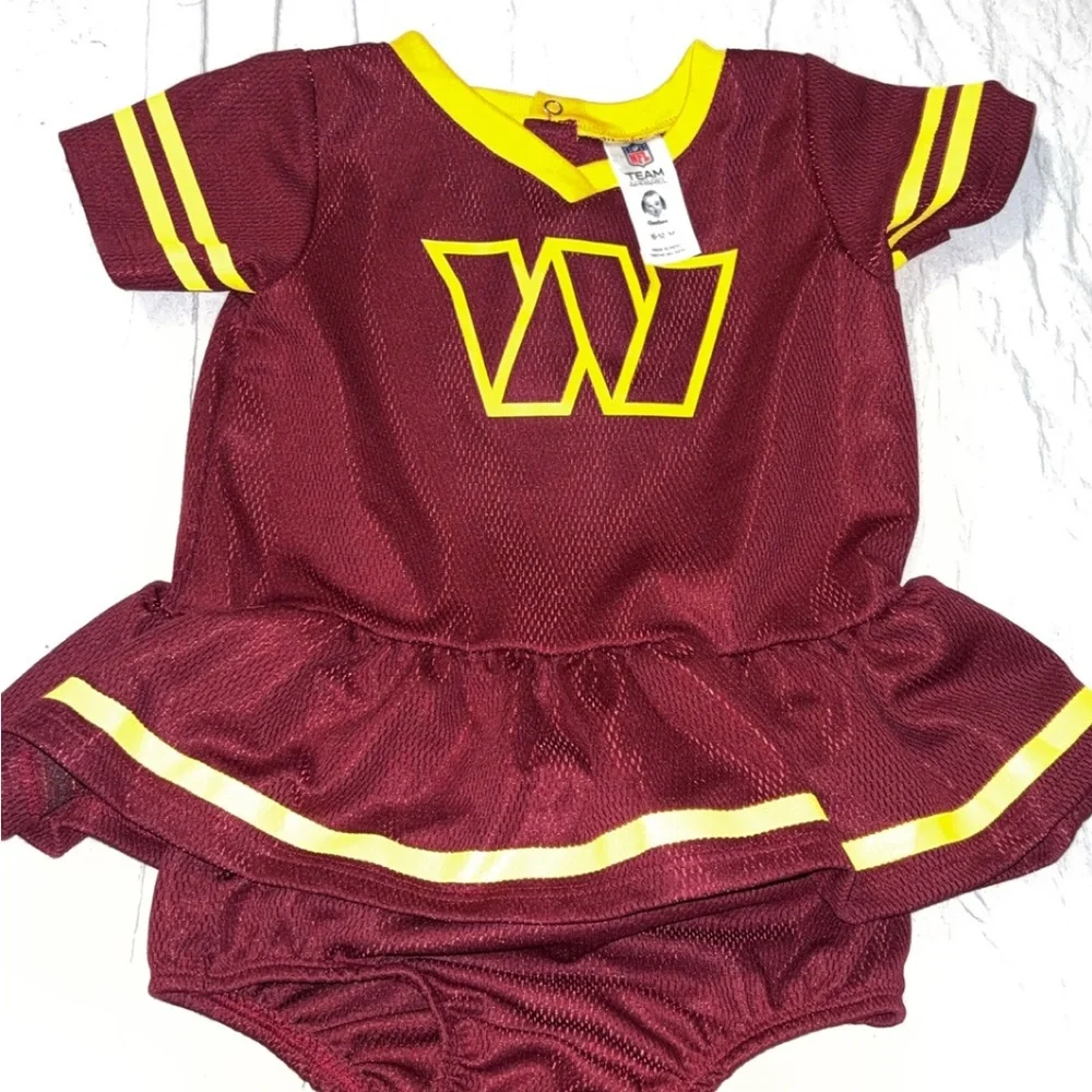 Gerber Maroon and Yellow Baby Outfit